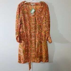 Beth Bowley 70s Retro Print Dress Size 10